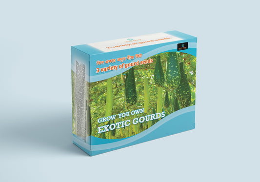 GROW YOUR OWN- BOTTLE GOURD SEED KIT WITH MINI PROPAGATOR